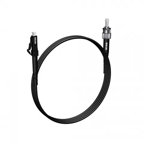 Шнур оптический NTSS spc LC/UPC-ST/UPC 9/125 3.0мм 2м черный LSZH (патч-корд)