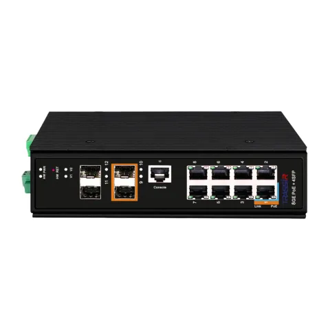 TR-NS27124S-360-8POE Управляемый PoE-коммутатор с 8 портами TRASSIR
