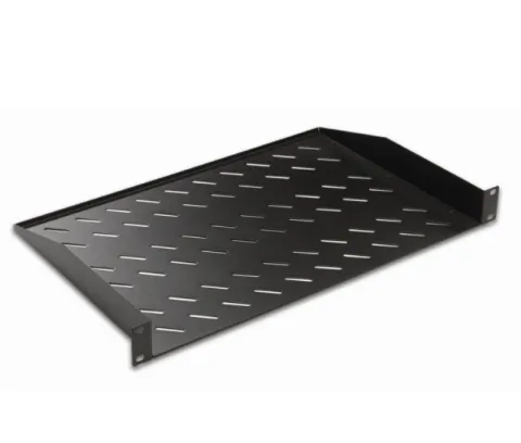 Полка консольная 19", 1U, глубина 250мм,черная
