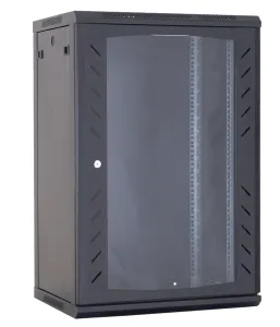 Шкаф 19" 18U SIT-WM182 телекоммуникационный настенный размеры(ШхГхВ) 600*450*901мм