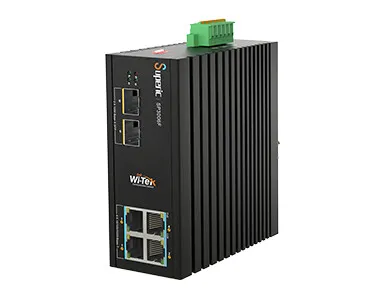 SP3006F Промышленный неуправляемый PoE коммутатор Wi-Tek