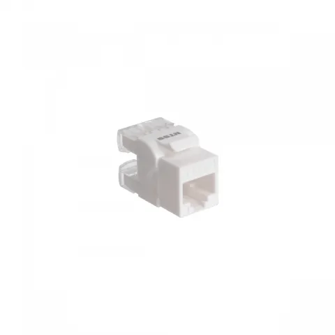 Розеточный модуль Keystone NTSS UTP RJ45 cat.6, 180 градусов, белый