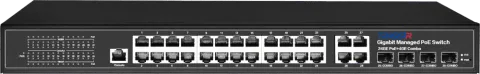 TR-NS24284C-400-24PoE Управляемый коммутатор TRASSIR