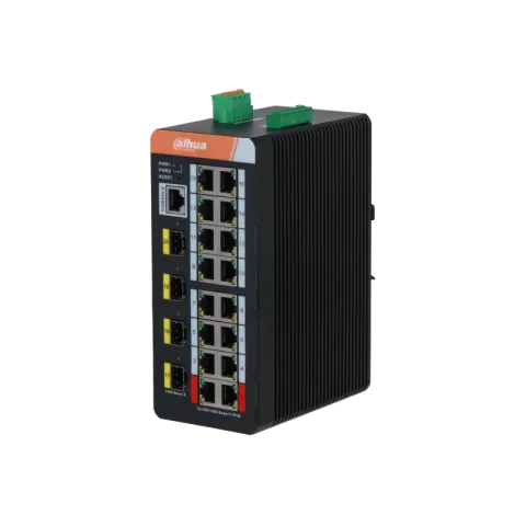 DH-IS4420-16GT-240 16-портовый гигабитный управляемый коммутатор с PoE Dahua