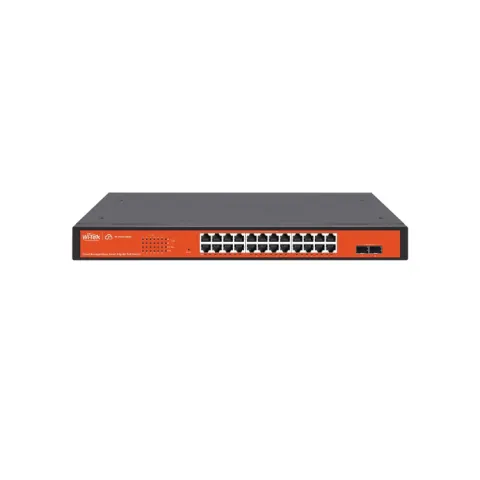 WI-PCES326GF Настраиваемый коммутатор 24 PoE порта GE + 2 SFP Wi-Tek
