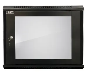 Шкаф 19" 9U SIT-WM093 телекоммуникационный настенный размеры(ШхГхВ) 600*600*501мм