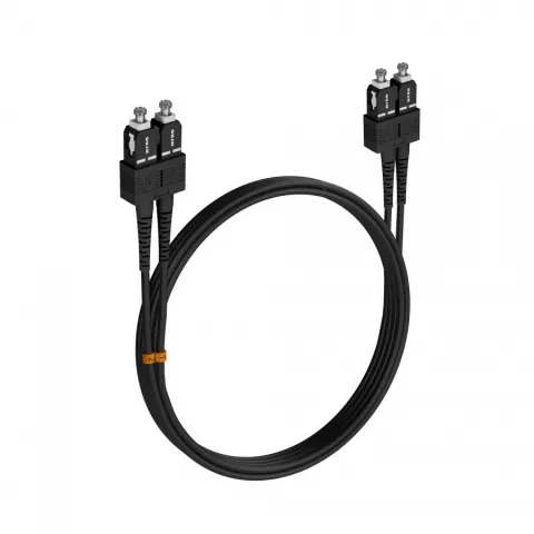 Шнур оптический NTSS dpc SC/UPC-SC/UPC 50/125 OM3 3.0мм 5м черный LSZH (патч-корд)