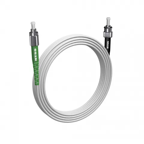 Шнур оптический NTSS spc FC/APC-ST/UPC 9/125 G.657A1 3.0мм 15м LSZH (патч-корд)