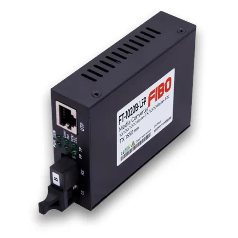FT1020B-LFP WDM Медиаконвертер 10/100/1000Base-TX/1000Base-FX, TX 1550 нм /RX 1310 нм, SC, 20км