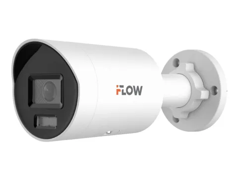F-IC-2142C2M(2.8mm) (Аналог DS-2CD2043G2-LI2U) 4Мп уличная цилиндрическая IP-камера с гибрид Smart подсветкой до 40м и технологией SharpSense iFlow