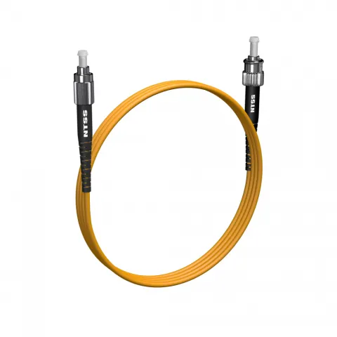 Шнур оптический NTSS spc FC/UPC-ST/UPC 9/125 3.0мм 1м LSZH (патч-корд)