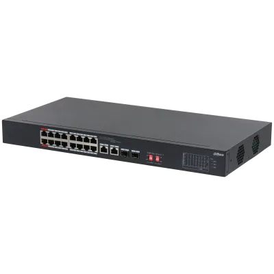 DH-S3218-16ET-190 16-портовый неуправляемый коммутатор с РоЕ Dahua