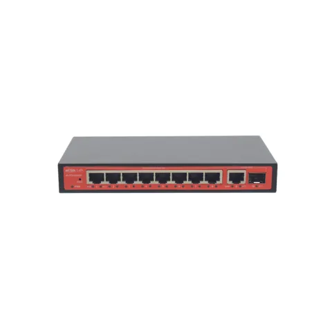 WI-PCES308GF Настраиваемый коммутатор 8 PoE порта GE + 1 GE + 1 SFP Wi-Tek