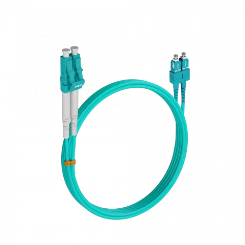 Шнур оптический NTSS dpc LC/UPC-SC/UPC 50/125 OM3 2.0мм 4м LSZH (патч-корд)