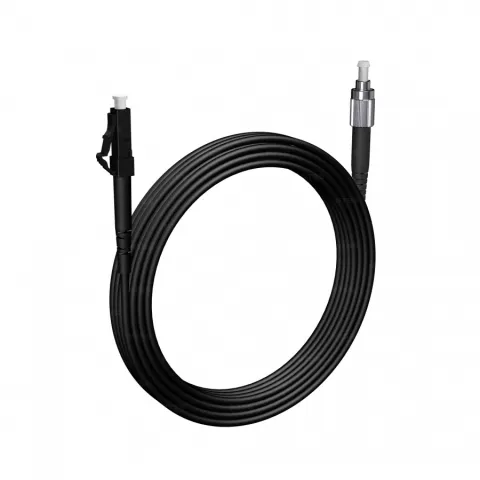 Шнур оптический NTSS PREMIUM spc LC/APC-FC/APC 9/125 3.0мм 20м черный LSZH (патч-корд)
