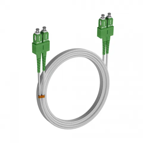 Шнур оптический NTSS dpc SC/APC-SC/APC 9/125 G.657A1 2.0мм 25м LSZH (патч-корд)