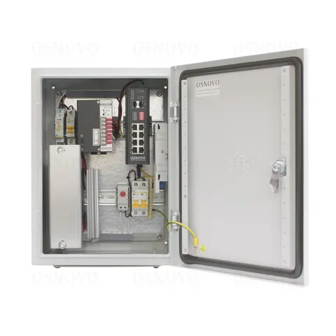 OS-34TB1(SW-80802/I(port 90W)) Уличный коммутатор на 10 портов OSNOVO