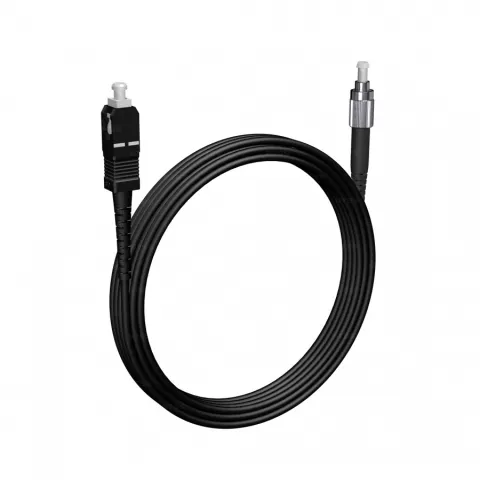 Шнур оптический NTSS spc SC/UPC-FC/UPC 9/125 3.0мм 5м черный LSZH (патч-корд)