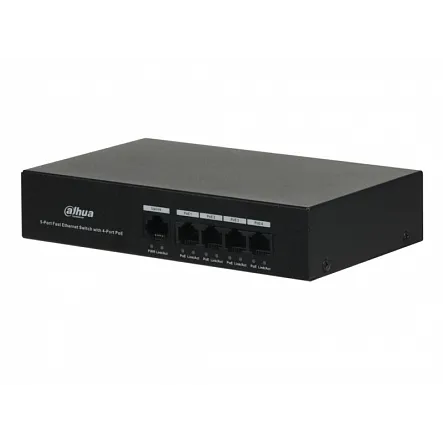 DH-PFS3005-4ET-36 4-портовый неуправляемый коммутатор с РоЕ Dahua