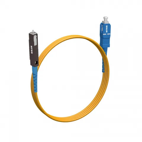 Шнур оптический NTSS spc MU/UPC-SC/UPC 9/125 2.0мм 2м LSZH (патч-корд)
