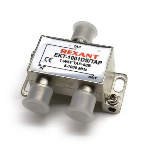 Ответвитель Rexant 1 отвод 8 дБ REXANT