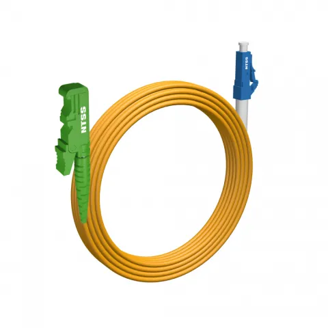 Шнур оптический NTSS spc E2000/APC-LC/UPC 9/125 3.0мм 25м LSZH (патч-корд)