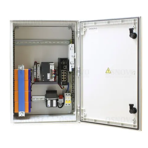 OSP-46TB1(SW-60812/I) Уличный коммутатор с термостабилизацией и резервным питанием OSNOVO