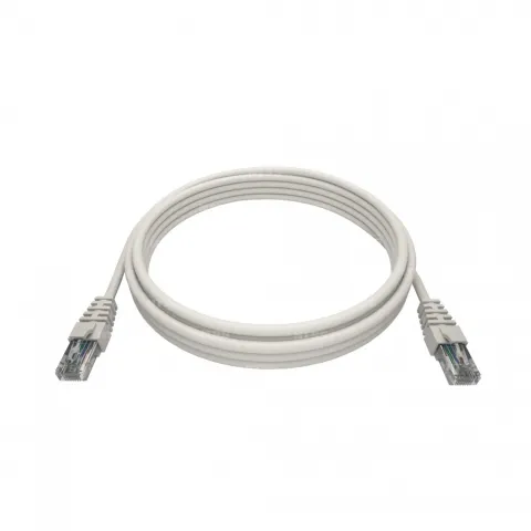 Патч-корд NTSS 2хRJ45/8P8C, T568B UTP 5e кат. литой 2 метра, LSZH, белый